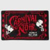 Home KILLSTAR Towels & Mats | Carnival Bath Rug Black