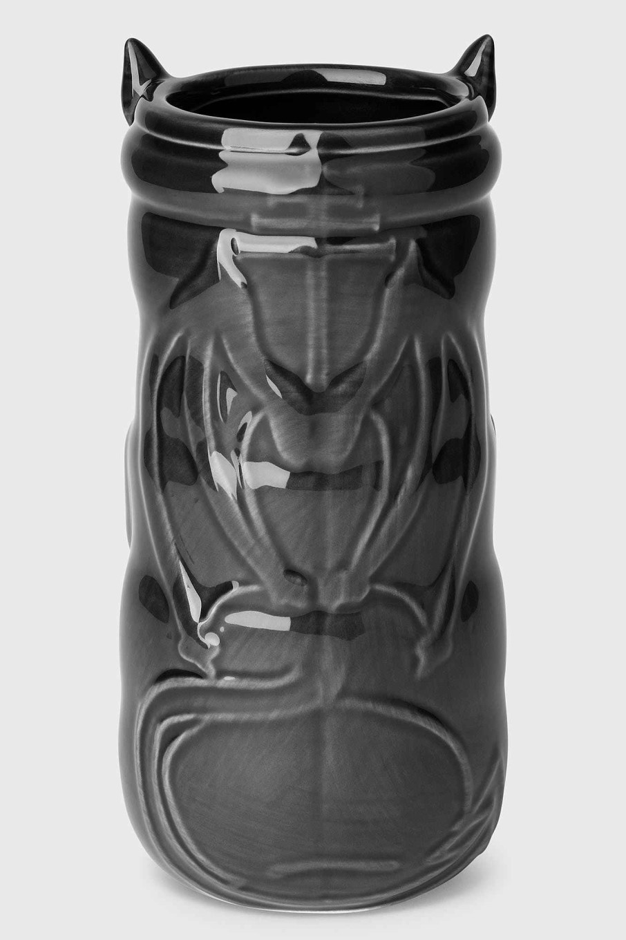 Home KILLSTAR Cups & Mugs | Tiki Demon Tall Cup [2-Pack] Black