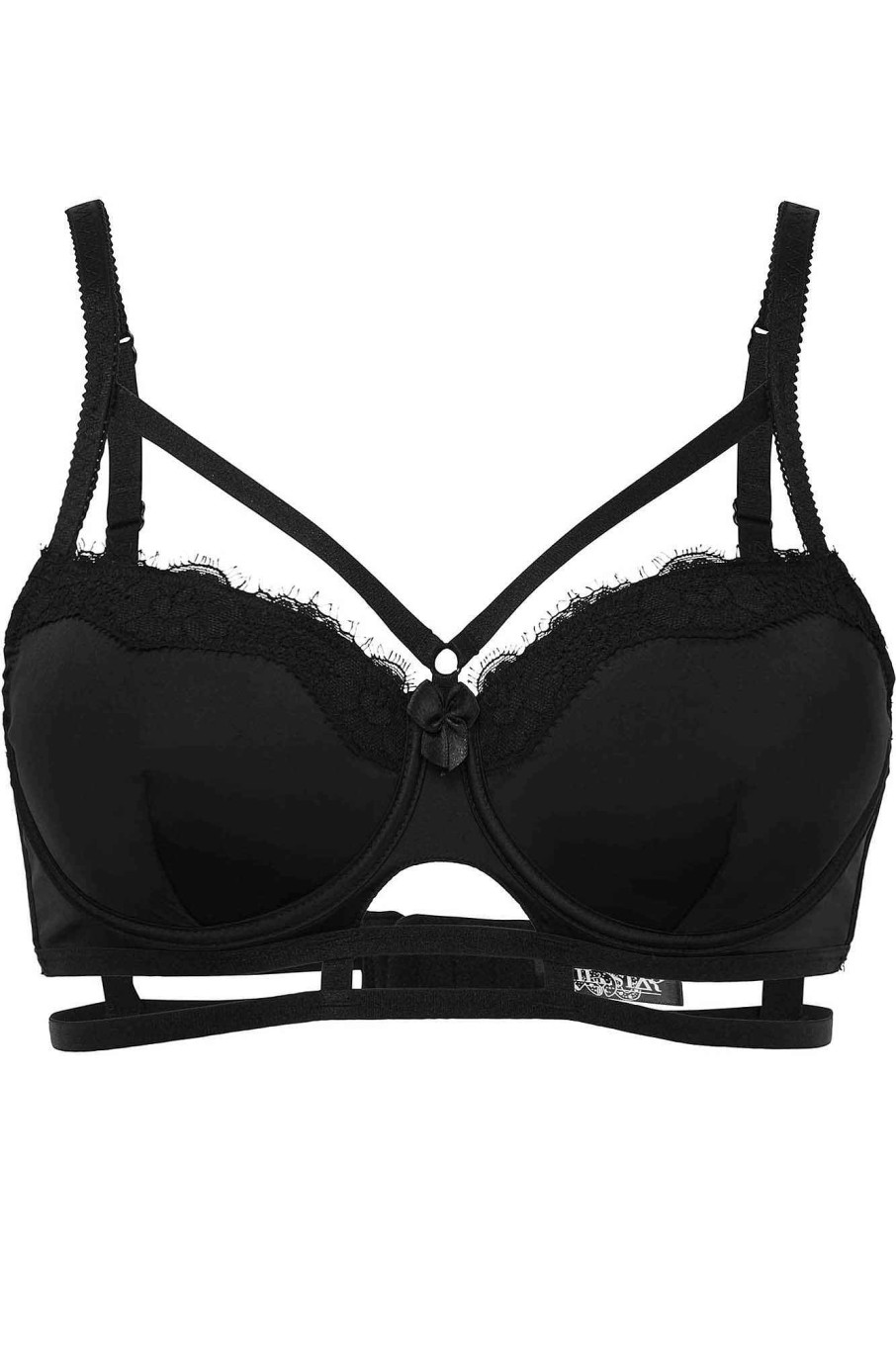 Plus Killstar Intimates | Ebony Bra [Plus] Black