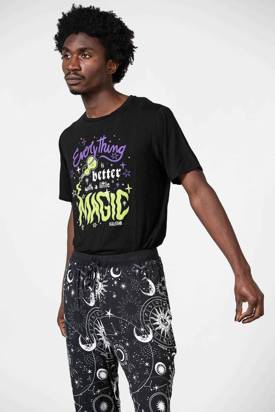 Men KILLSTAR Loungewear | Magic Rest T-Shirt Black