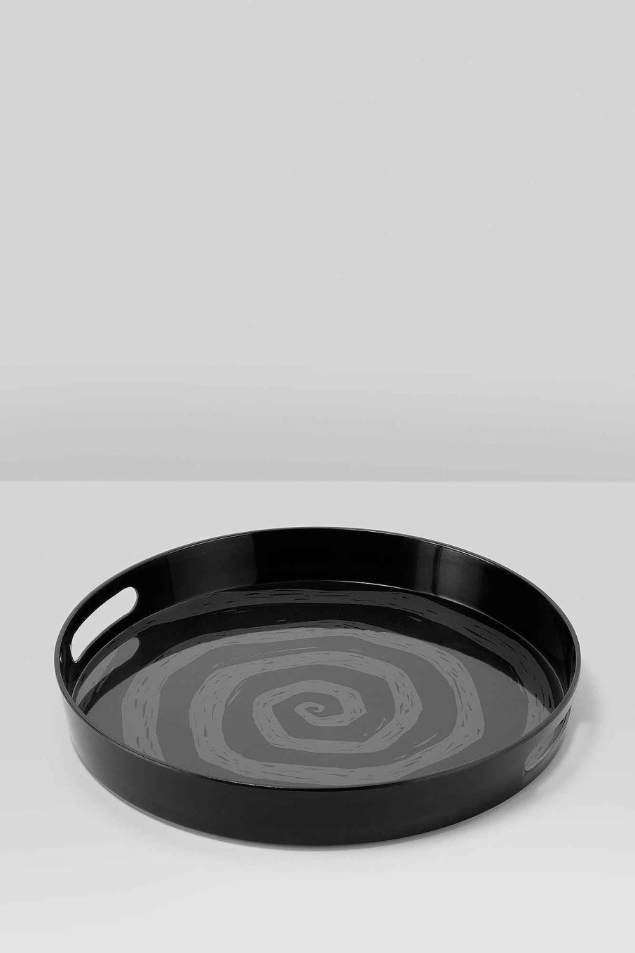 Home KILLSTAR Baking | Downward Spiral Serving Tray Black