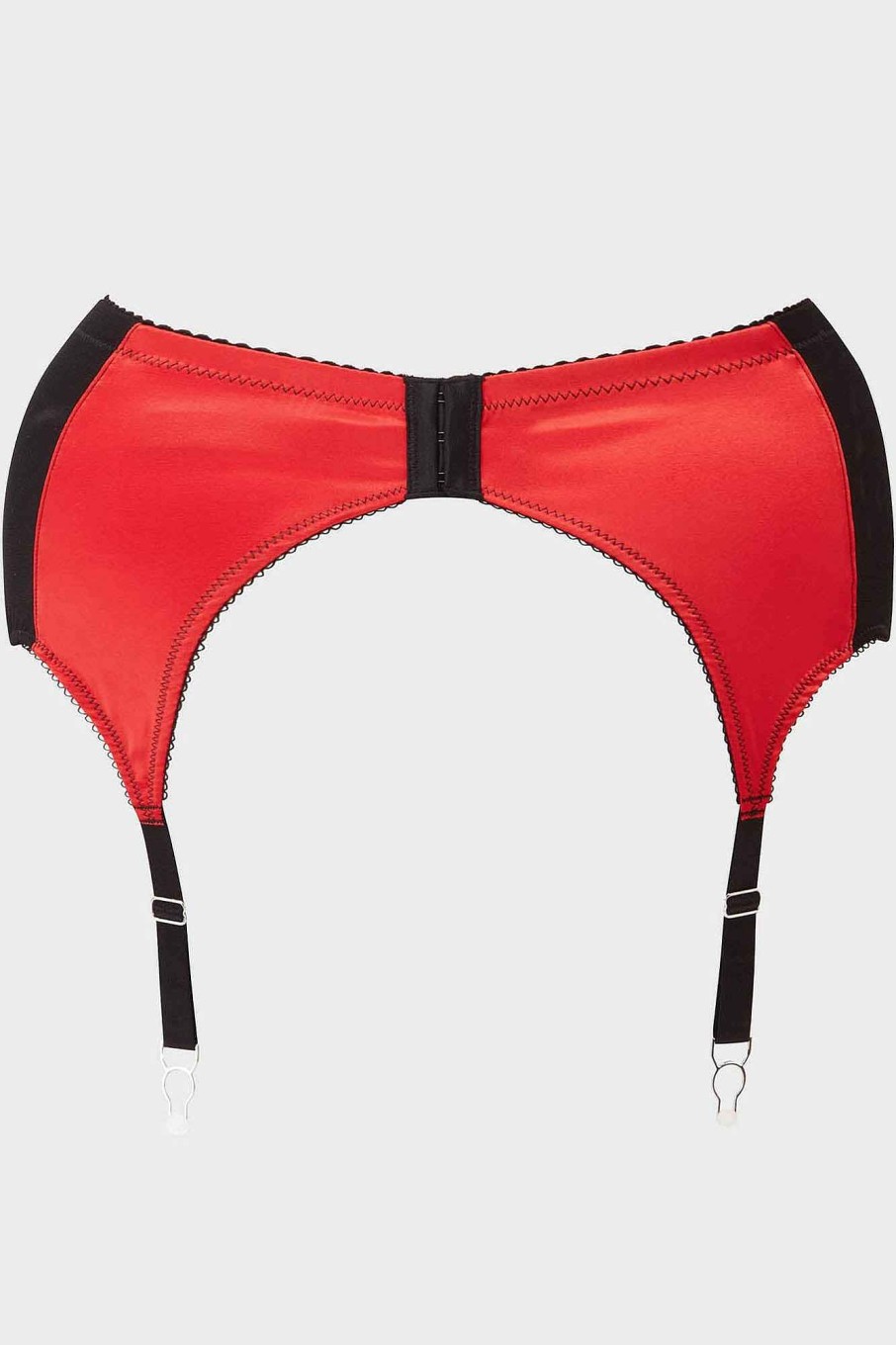 Plus KILLSTAR Intimates | Scarlet Webutant Garter Belt [Plus] Red