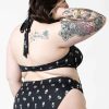 Plus KILLSTAR Swimwear | Rebel Fate Swimsuit [Plus] Black