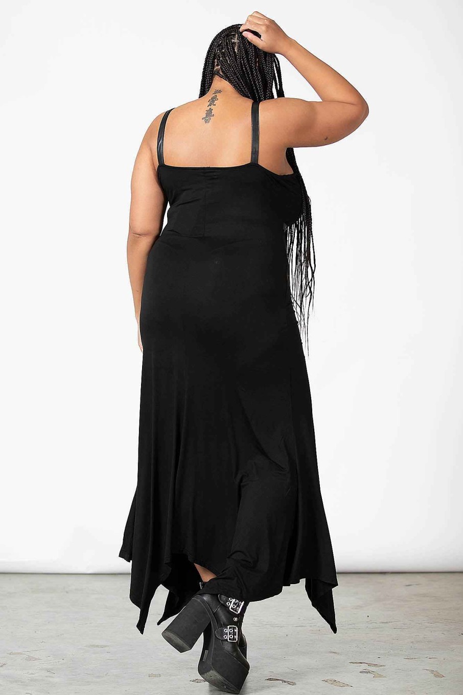 Plus KILLSTAR Dresses | Phoenix Maxi Dress [Plus] Black