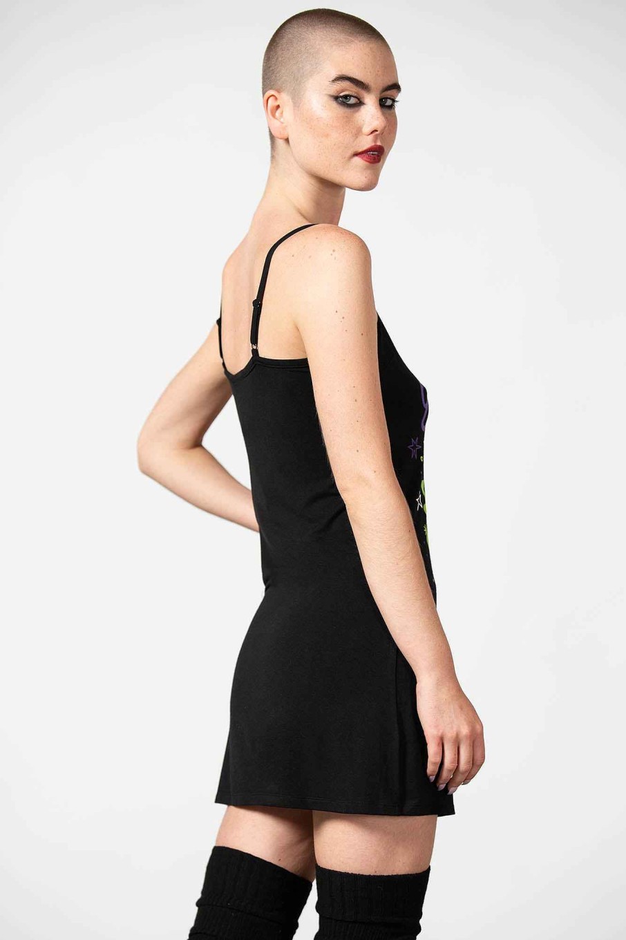 Women KILLSTAR Loungewear | Magic Night Cami Dress Black