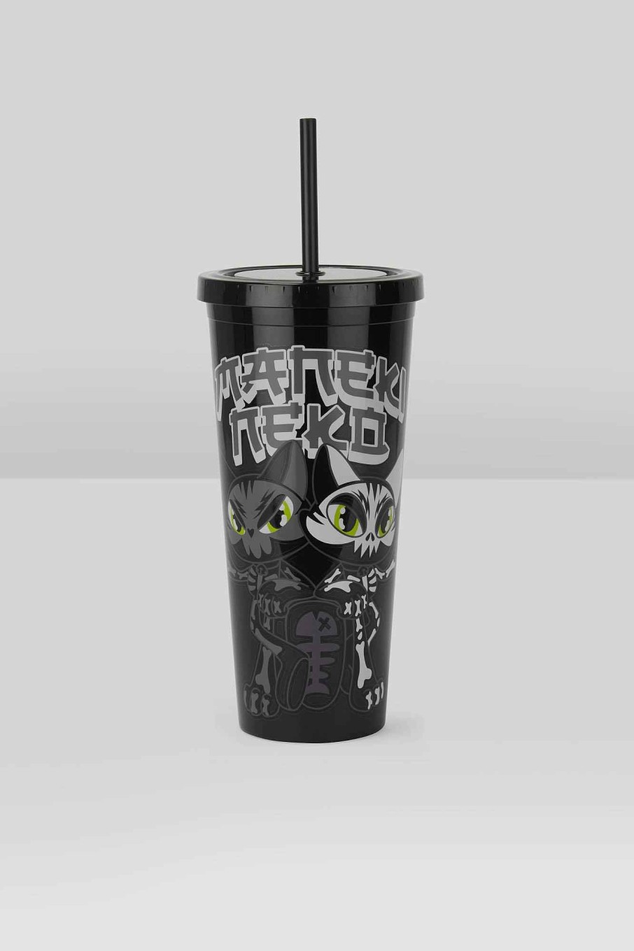 Home KILLSTAR Cups & Mugs | Maneki-Neko Cold Brew Cup Black