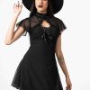 Women KILLSTAR Dresses | Hauntilda Keyhole Dress Black