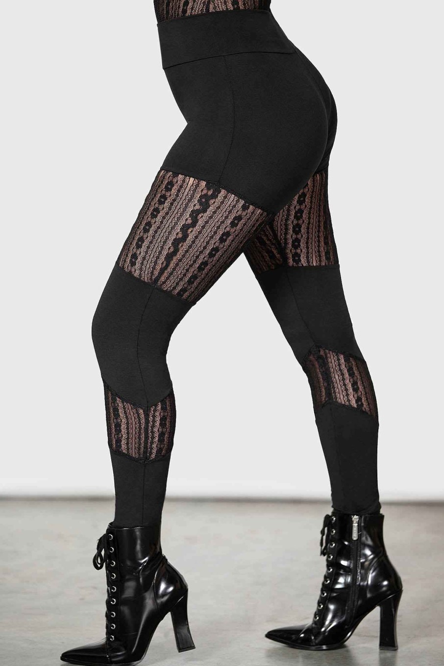 Women KILLSTAR Bottoms | Alvaro Leggings Black