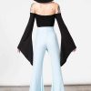 Women KILLSTAR Co-Ords | Moondance Bell Bottoms [Pastel ] Blue