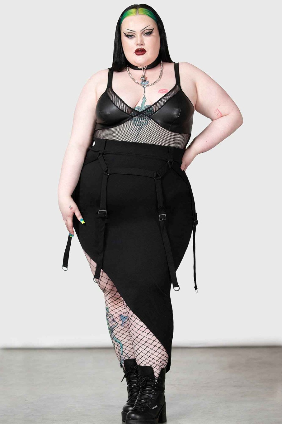 Plus KILLSTAR Intimates | Bass Bodysuit [Plus] Black