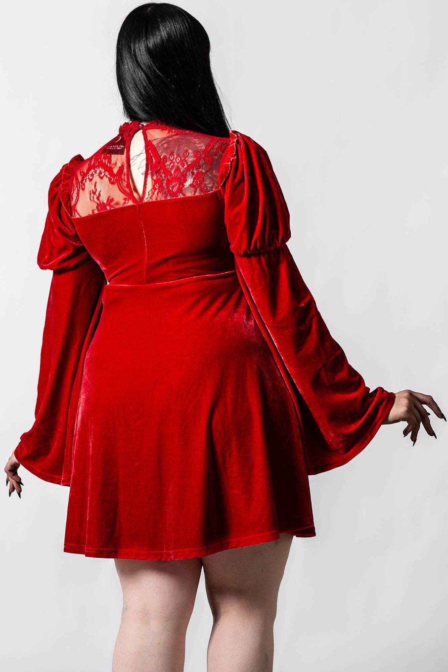 Women KILLSTAR Dresses | Crimson Kiss Dress [Scarlet] Red