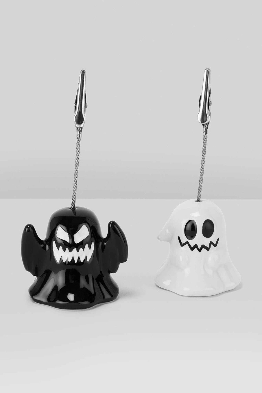 Home KILLSTAR Decor | Boo Eek Picture Holder (Set Of 2) Black/White