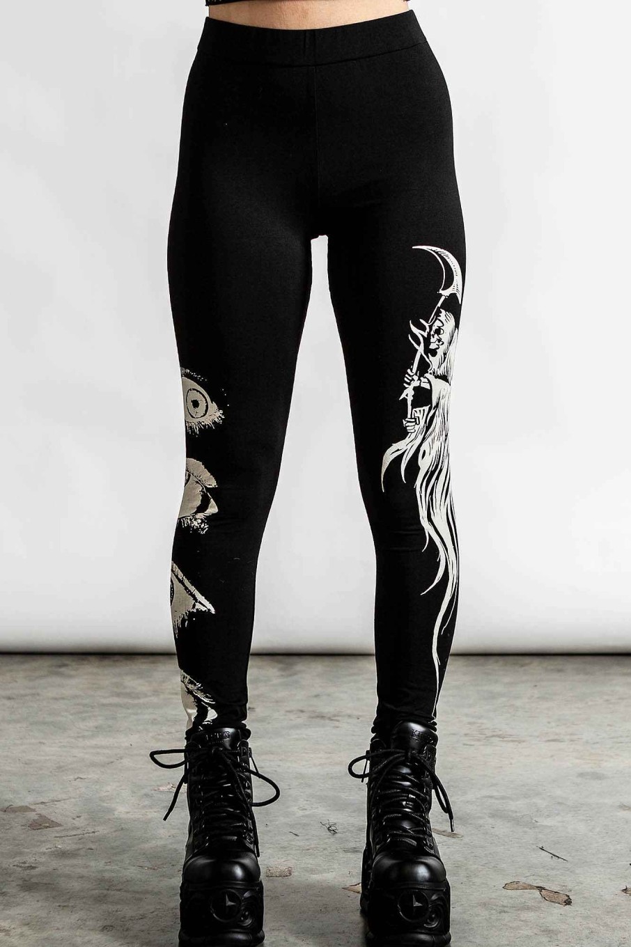 Women KILLSTAR Bottoms | Insomnia Leggings Black