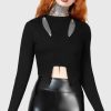 Women KILLSTAR Tops | Immortal Being Top Black