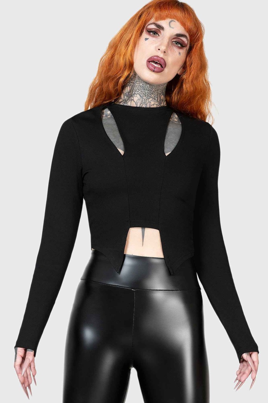 Women KILLSTAR Tops | Immortal Being Top Black