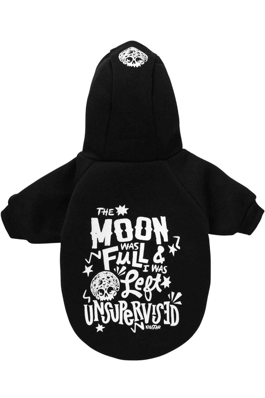 Home KILLSTAR Pets | Full Moon Pet Hoodie Black