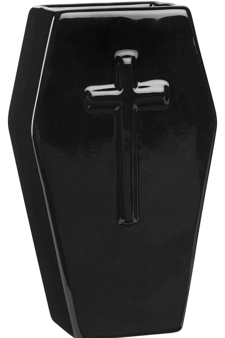 Home Killstar Decor | Coffin Medium Vase Black