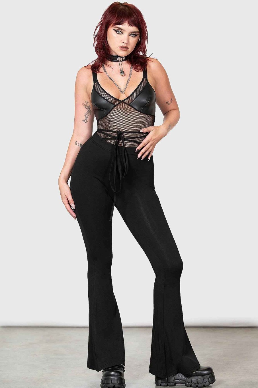 Women KILLSTAR Intimates | Bass Bodysuit Black