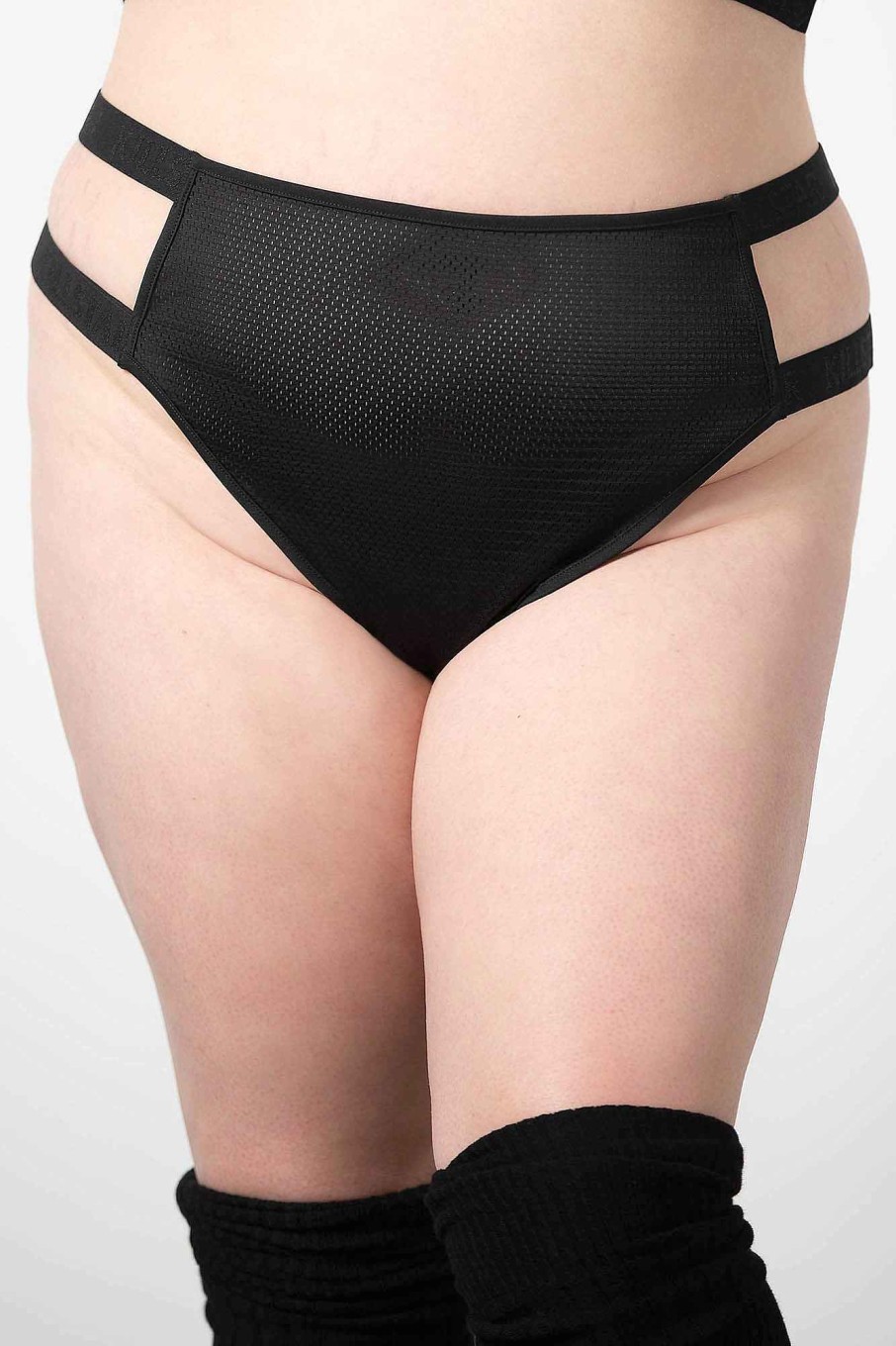 Plus KILLSTAR Intimates | Terminus Thong [Plus] Black