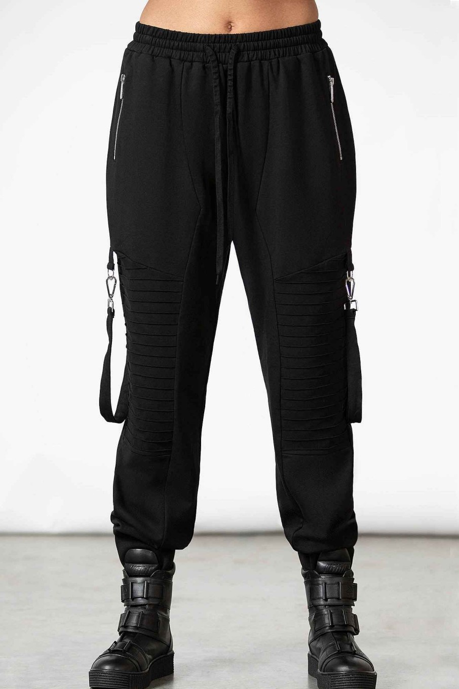 Women KILLSTAR Bottoms | Scourge Joggers Black