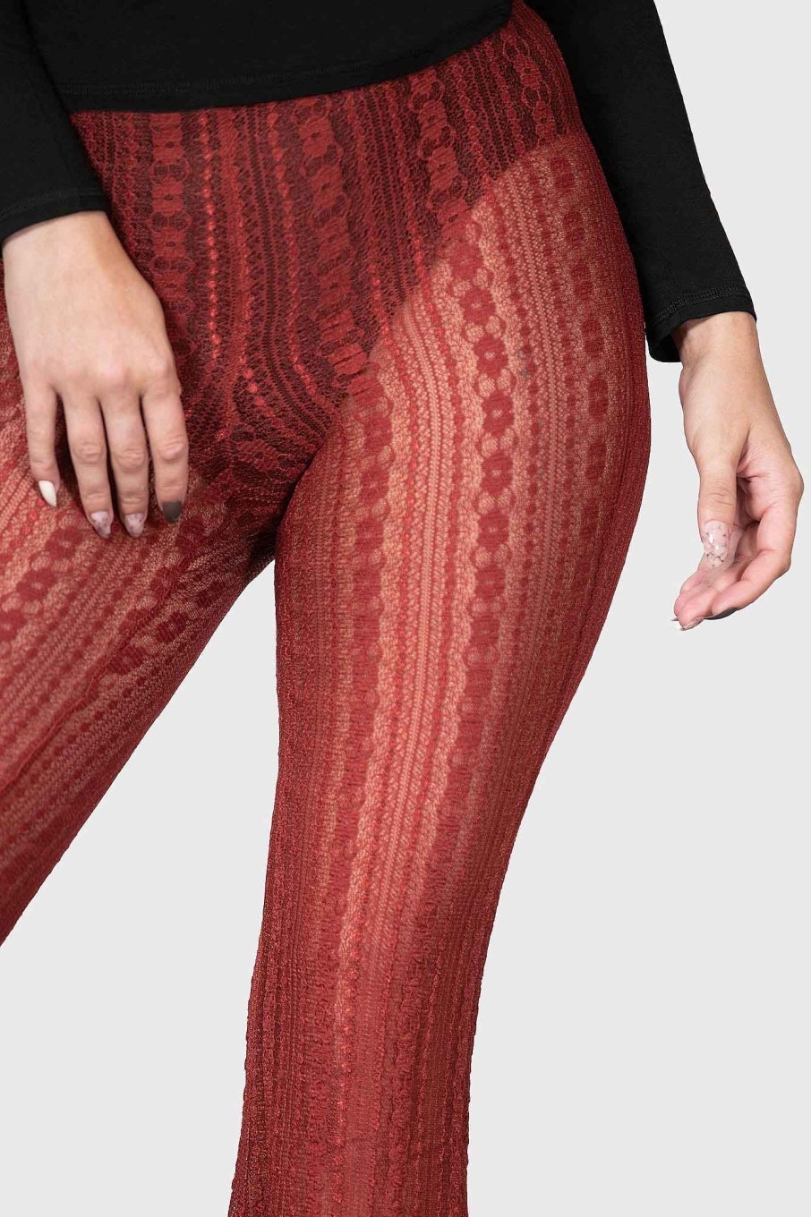 Women KILLSTAR Bottoms | Franca Flares [ ] Red