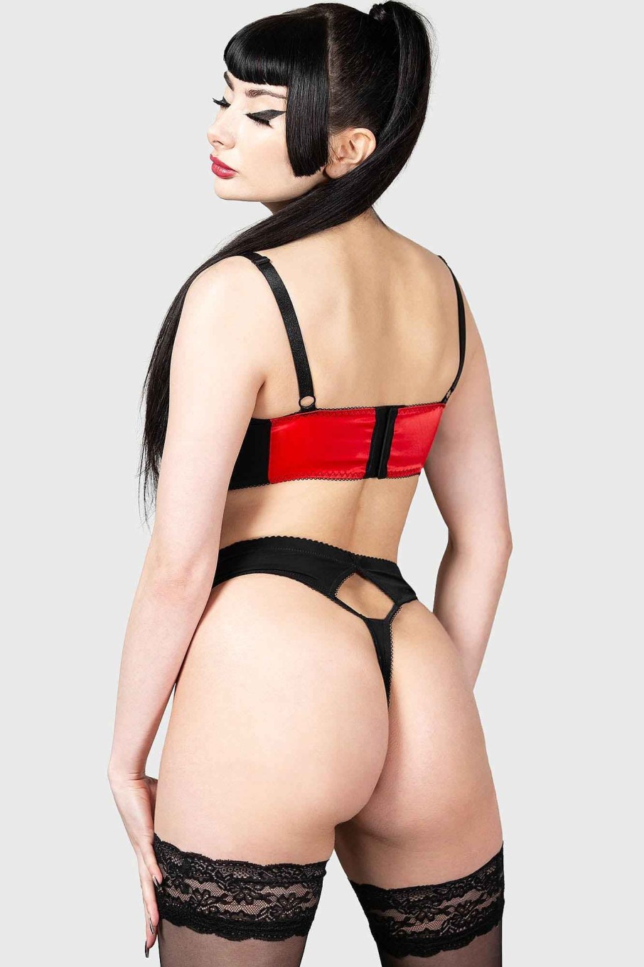 Women KILLSTAR Intimates | Scarlet Webutant Panty Red