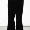 Plus KILLSTAR Bottoms | Marisol Velvet Bell Bottoms [Plus] Black