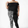 Plus KILLSTAR Bottoms | Amnesia Leggings [Plus] Black