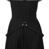 Plus KILLSTAR Dresses | Kounter Kulture Skater Dress [Plus] Black