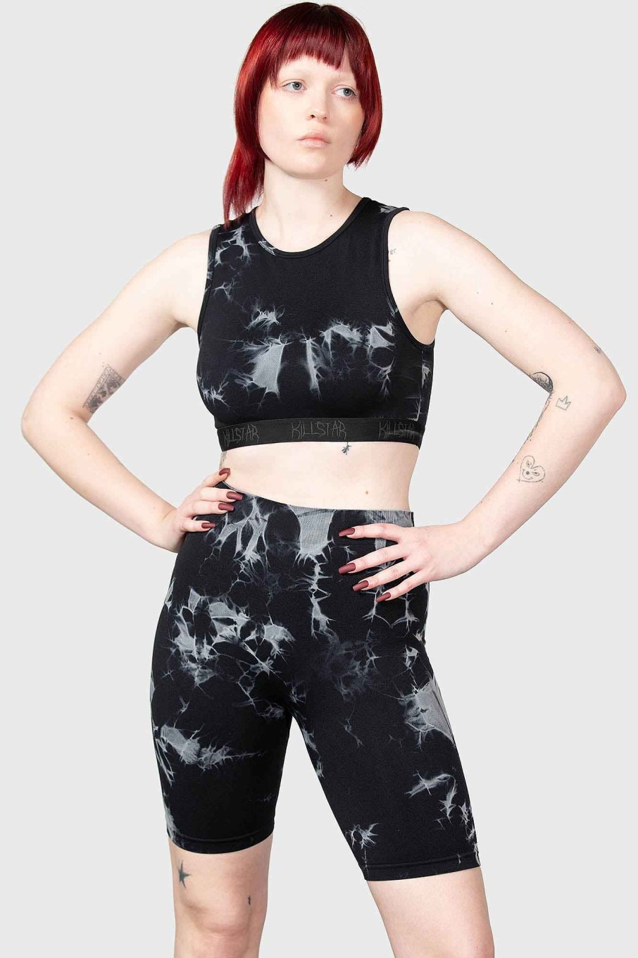 Women KILLSTAR Activity Wear | Striga Shorts Black