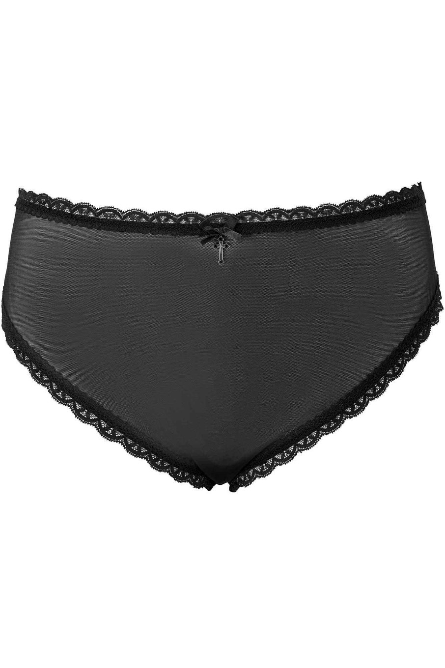 Plus KILLSTAR Intimates | She Bites Lace Panty [B] [Plus] Black