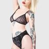 Women KILLSTAR Intimates | Boneyard Panty Black