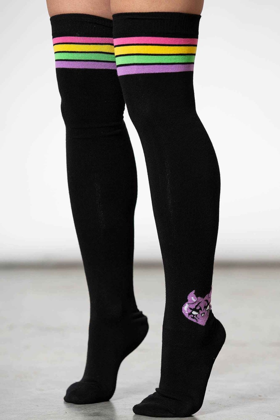 Accessories KILLSTAR Socks & Tights | Fantasy Thigh-High Socks Black