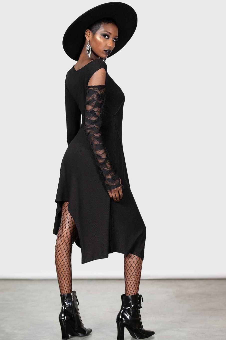 Women KILLSTAR Dresses | Rowena Dress Black