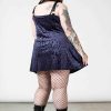 Plus KILLSTAR Dresses | Cool Cat Dress [Plum] [Plus] Purple