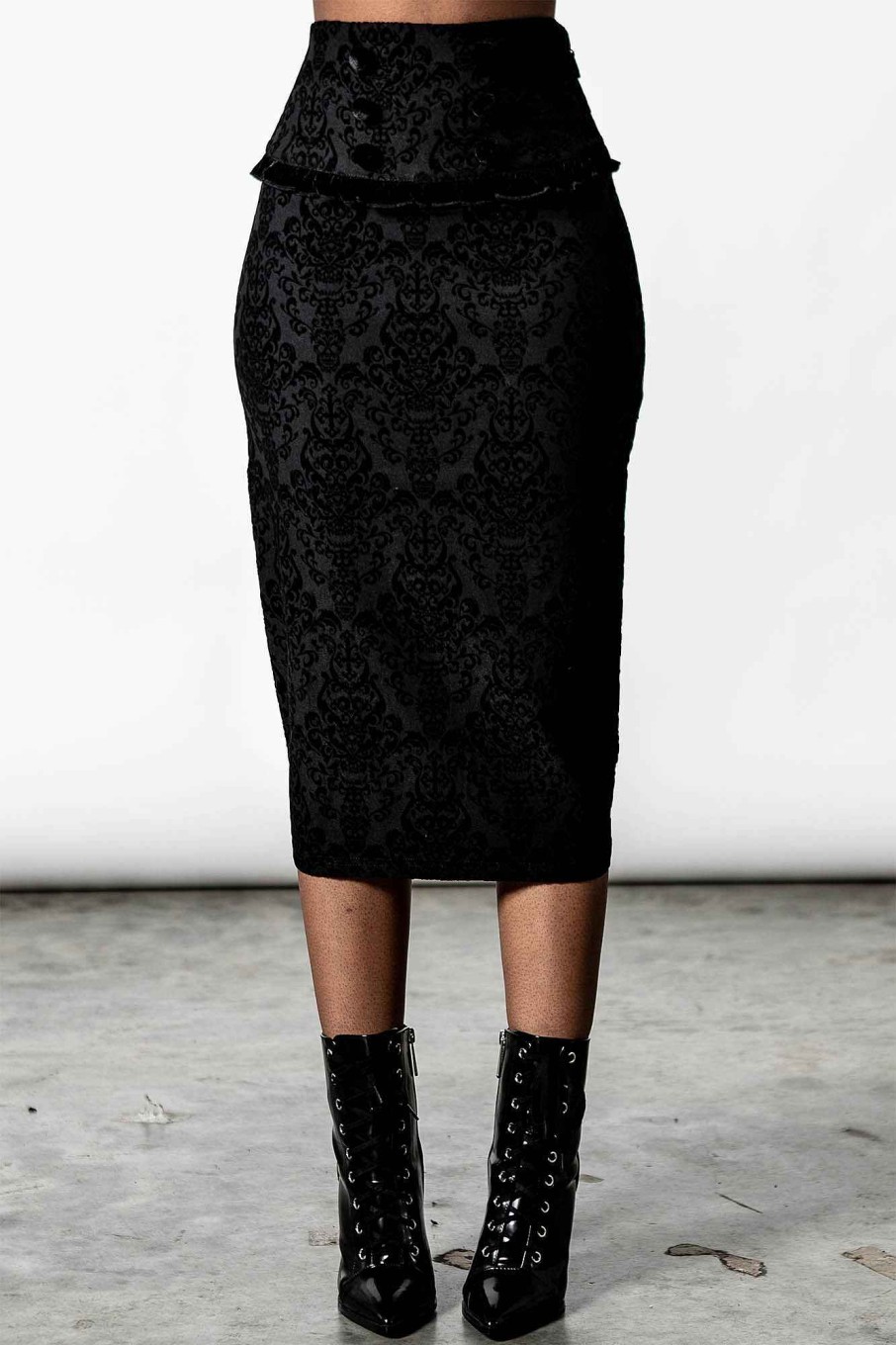 Women KILLSTAR Skirts | Isolde Midi Skirt Black