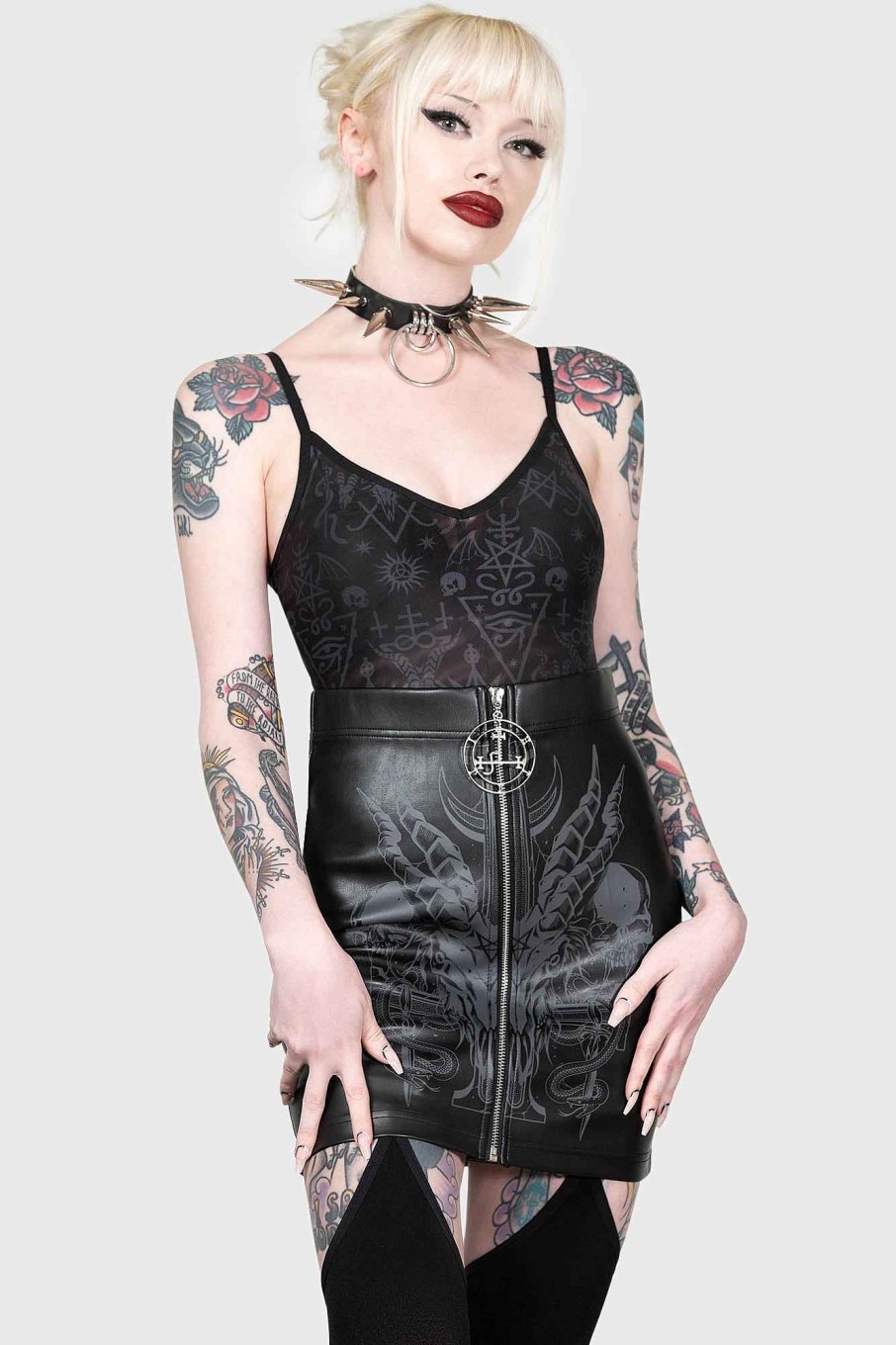 Women KILLSTAR Intimates | Your High-Priestess Bodysuit Black