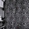 Home KILLSTAR Shower Curtains | Devil Details Shower Curtain Black