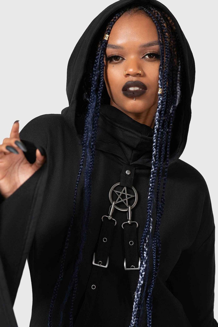 Women KILLSTAR Outerwear | Potionmaster Cloak Black