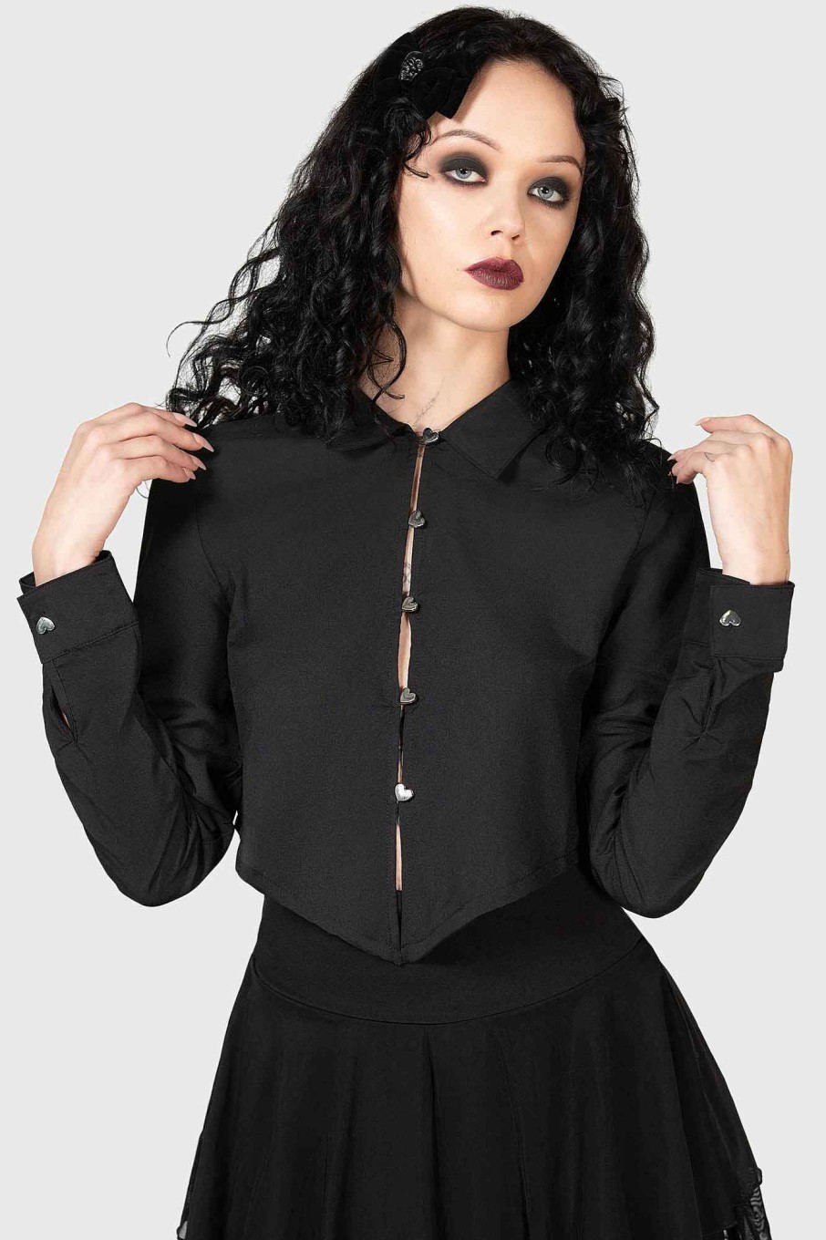 Women KILLSTAR Tops | Sofia Shirt Black