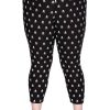 Plus KILLSTAR Bottoms | Bad 2 The Bone Capri Pants [Plus] Black