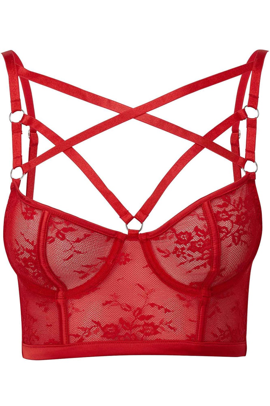 Women KILLSTAR Intimates | Deadly Attraction Bra [Scarlet] Red