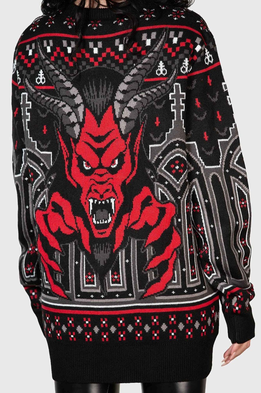 Men KILLSTAR Knitwear | Devil On My Back Sweater Multi