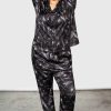 Plus KILLSTAR Loungewear | Midnight Ire Lounge Set [Plus] Black