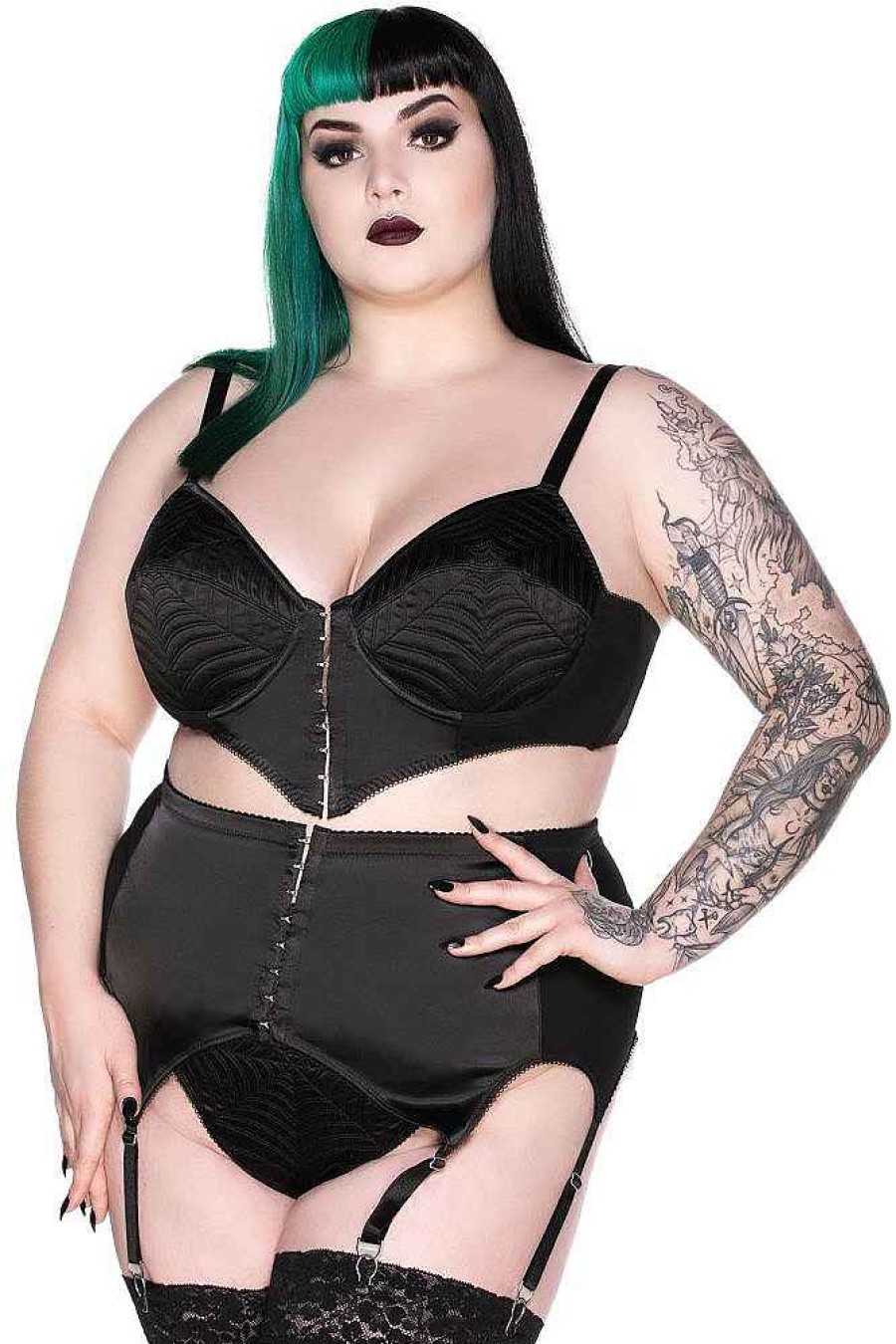 Plus KILLSTAR Intimates | Webutant Bullet Bra [Plus] Black