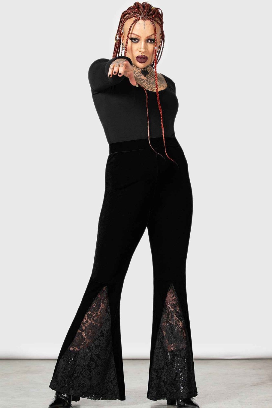 Women KILLSTAR Bottoms | Marisola Flares Black