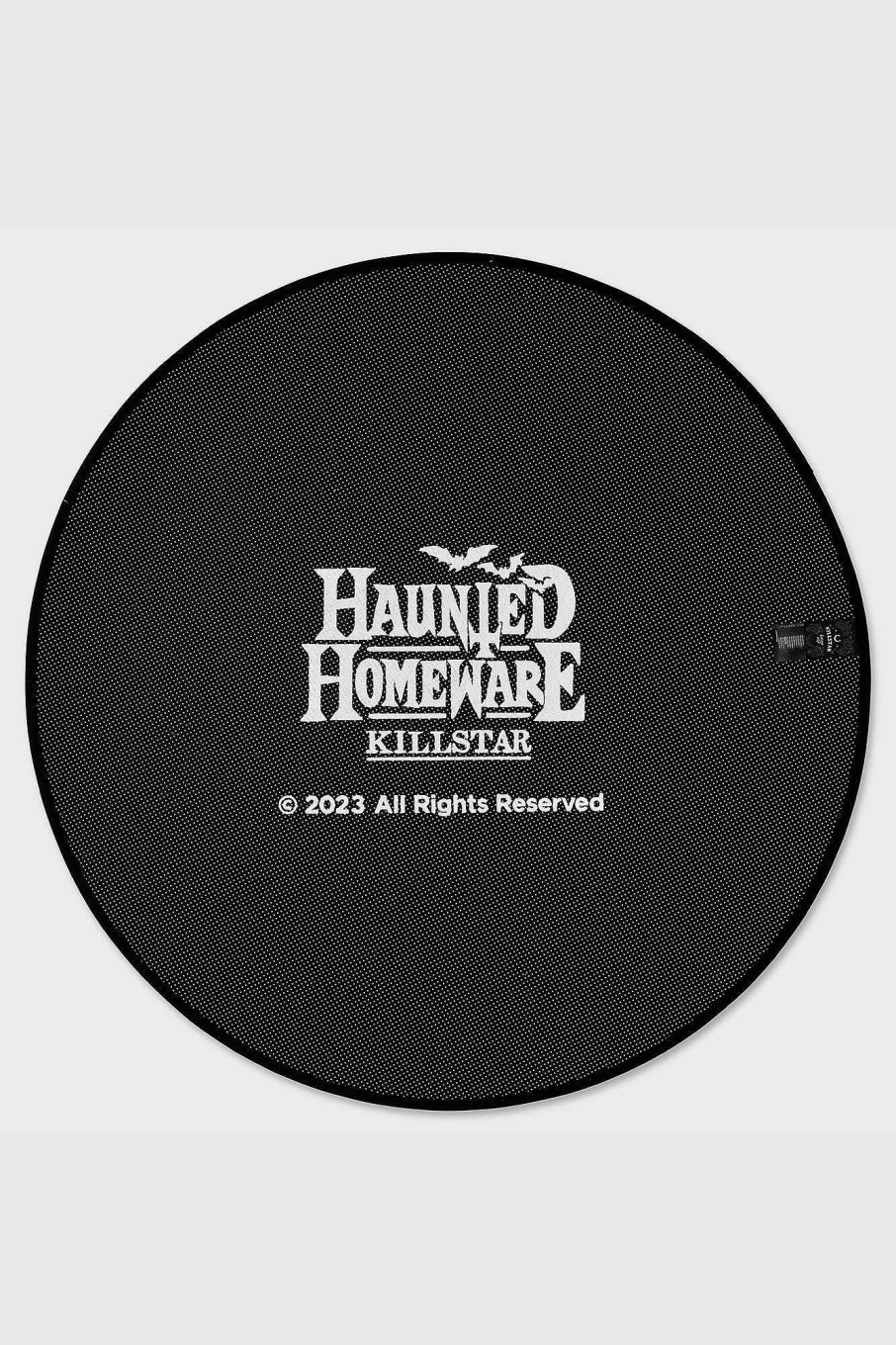 Home KILLSTAR Rugs & Doormats | Danse Macabre Round Rug Black