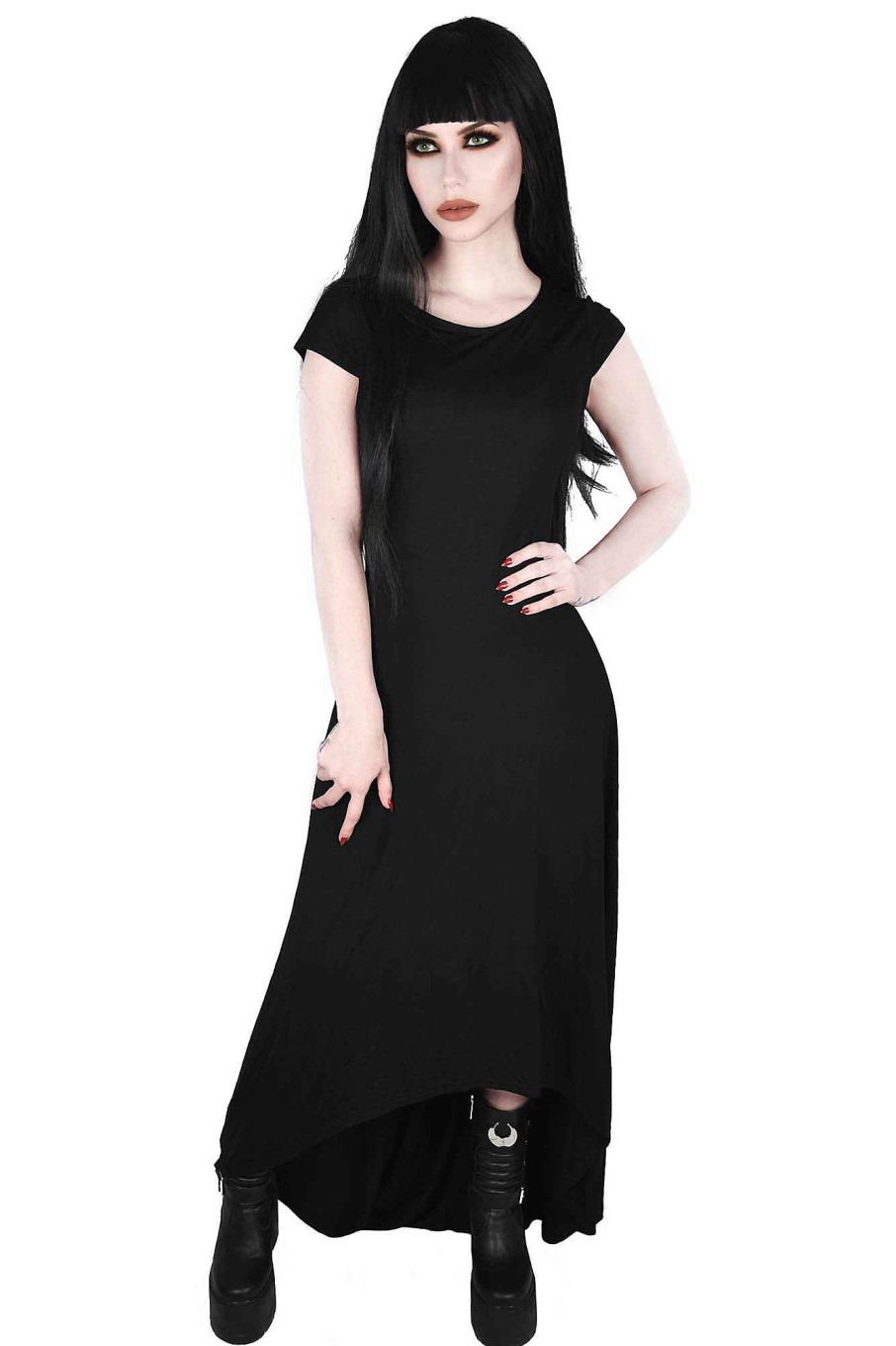 Women KILLSTAR Dresses | Ripley T-Maxi Dress Black