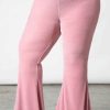 Plus KILLSTAR Co-Ords | Moondance Bell Bottoms [Pastel ] [Plus] Pink