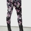 Women KILLSTAR Co-Ords | Hematite Leggings [Black/ ] Pink